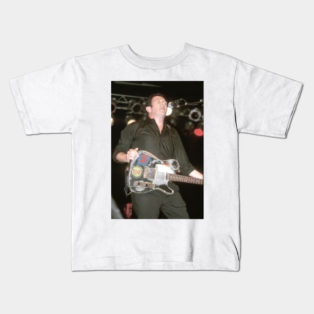 Joe Strummer Photograph Kids T-Shirt by Concert Photos